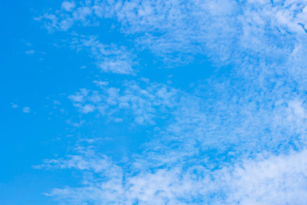 Blue backdrop in the air for text. - Φωτογραφία, εικόνα