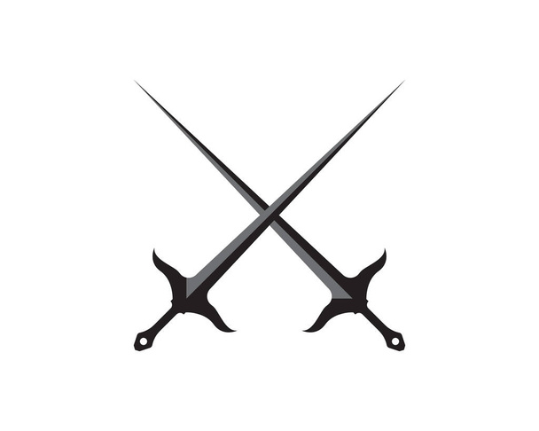 Schwertvektor Logo Illustration - Vektor, Bild