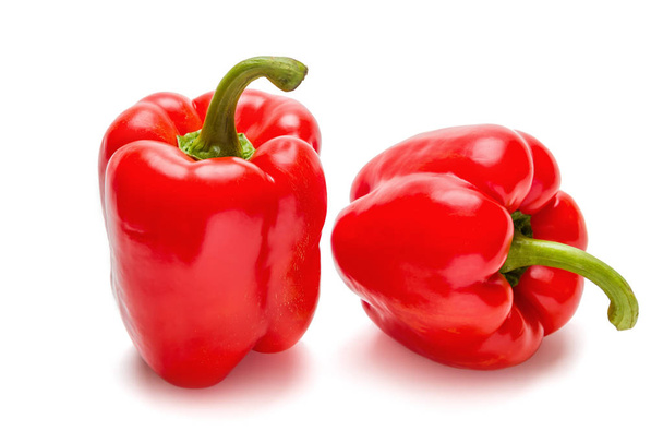 rode paprika op een witte achtergrond - Foto, afbeelding