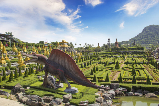 Beautiful view of Nong Nooch Tropical Park, in Pattaya, Thailand - Photo, Image