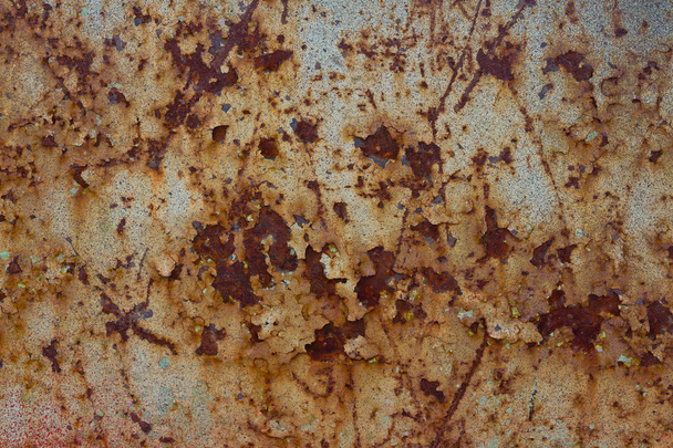 παλαιό χρώμα σκουριασμένο φόντο επιφάνειας - Φωτογραφία, εικόνα