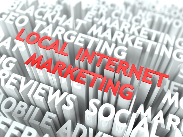 Local Internet Marketing Concept. - Photo, Image