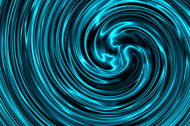 Абстрактная бесконечность спиралей синего цвета
 - Фото, изображение