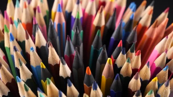 Kleur potloden voor de tekening in beweging - Video