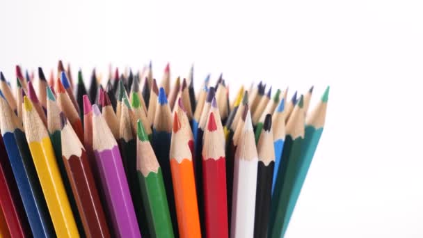 Kleur potloden voor de tekening in beweging - Video