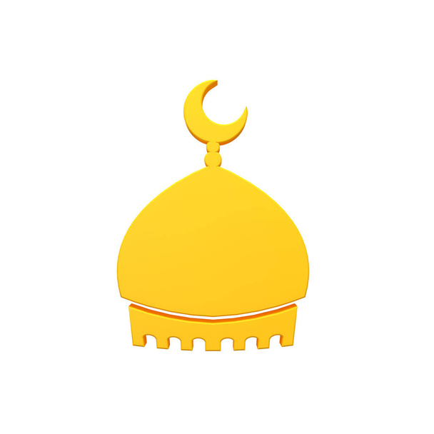 Mecset 3d ikon kép új stílus - Fotó, kép
