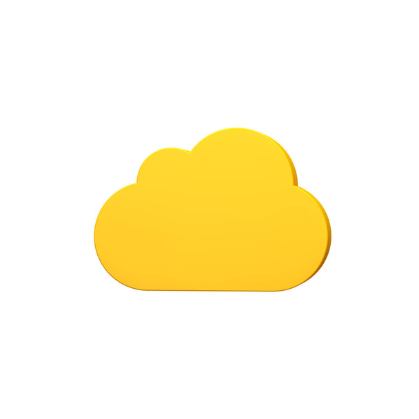 Cloud volumétrique image de rendu 3d icône
 - Photo, image
