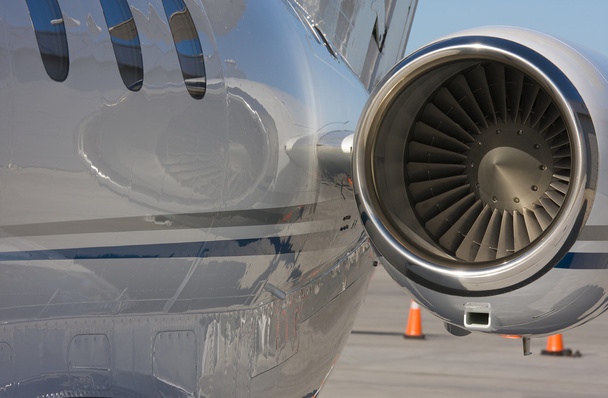 Private Jet and Engine Abstract - Photo, Image