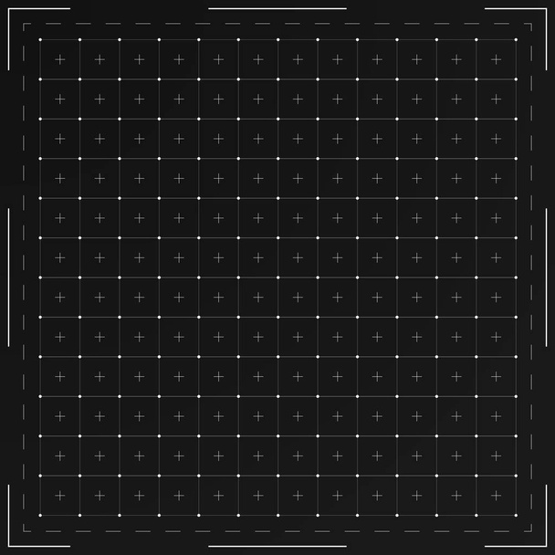Hud grid interface - Vector, Image