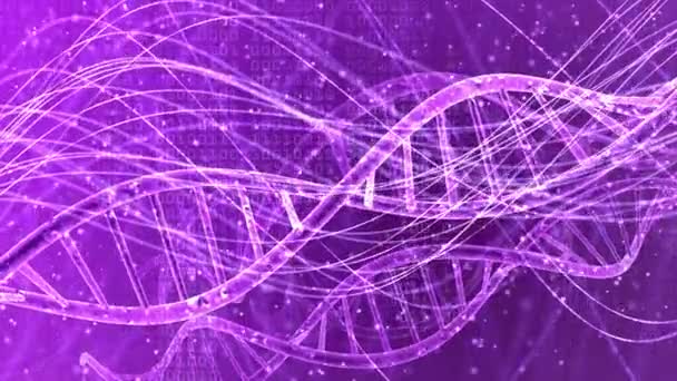 Dna 鎖の医療と遺伝学の背景 - 映像、動画