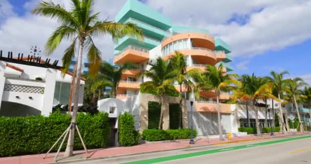 Okyanus Place Miami Beach mimari Ocean Drive - Video, Çekim