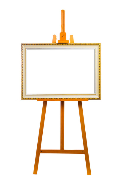 easel with painting frame - Photo, Image
