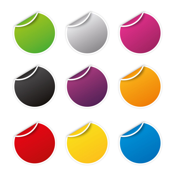 insignias insignia set tienda colección publicidad cartel etiqueta etiqueta web botón acción
 - Vector, imagen