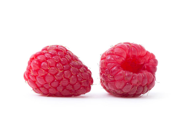 Raspberry isolated. Raspberry on white. Raspberries. - Фото, зображення