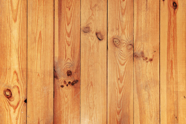 Seamless background texture of  painted wooden wall or floor. texture of light brown wood hay or parquet floor, wooden wall or shutters for decoration - Photo, Image
