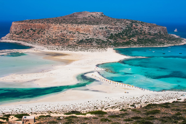 Остров Грамвуса и залив Балос на Крите - Фото, изображение