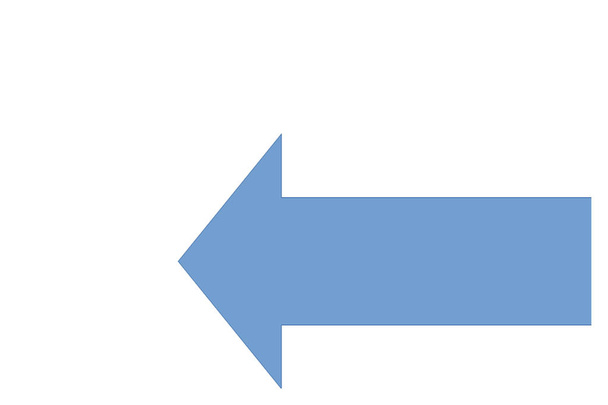 La flecha azul - La ilustración del stock de flecha azul
 - Foto, imagen