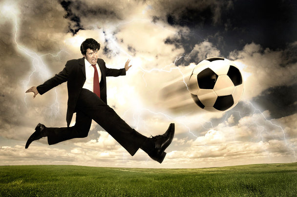 サッカー パワー - 写真・画像