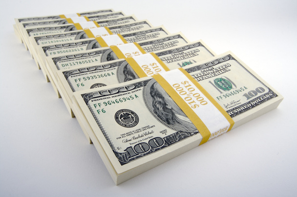 Stack of Hundred Dollar Bills - Photo, Image