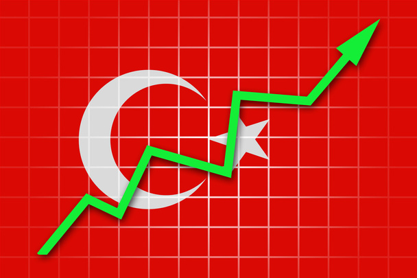 The Turkish flag - Foto, imagen