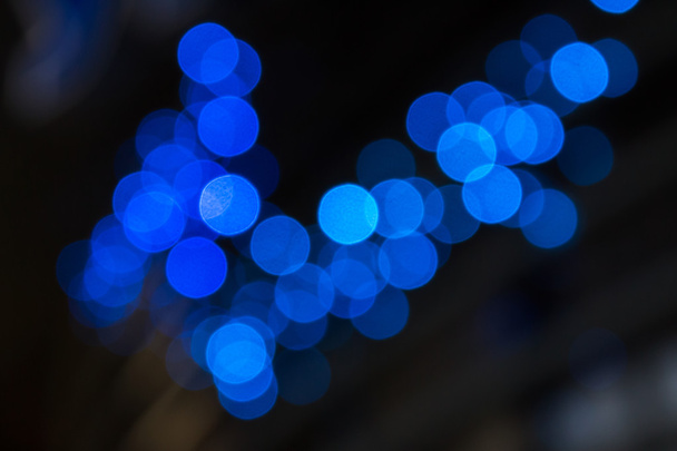 blurred cool blue lights - Foto, Imagem