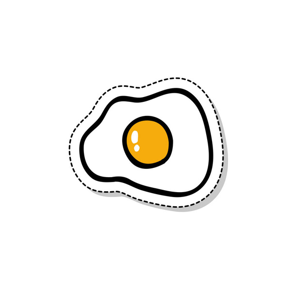 Иконка омлета
 - Вектор,изображение