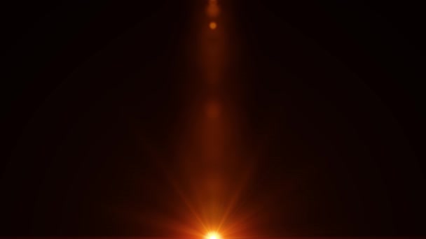 4k Starburst Light Background Loop/ Animation of beautiful loop of sunshine light lens flare bursting with spinning rays - Footage, Video