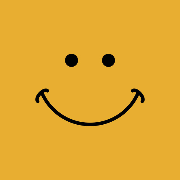 Happy face banner with smile expression vector illustration - Vektor, Bild