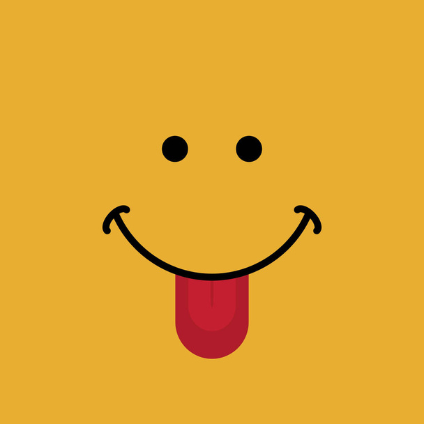 Happy face banner with smile expression vector illustration - Vektor, Bild