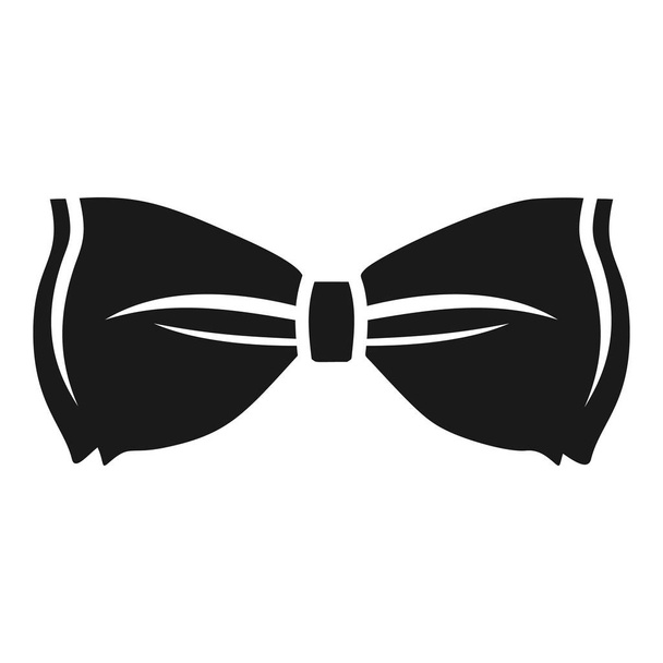 Classic bow tie icon, simple style - Vetor, Imagem