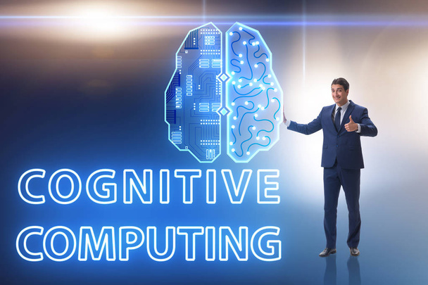 Cognitief computerconcept als moderne technologie - Foto, afbeelding