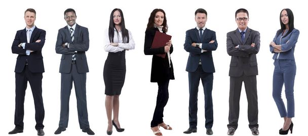collage of a variety of business people standing in a row - Fotoğraf, Görsel