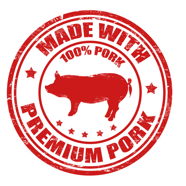 Зроблено з преміальної свинячої марки
 - Вектор, зображення