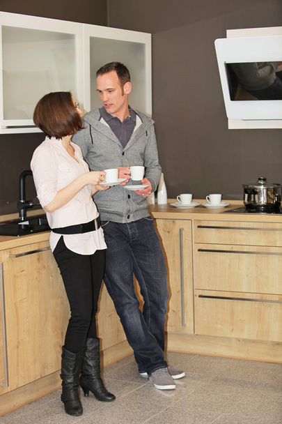 Young couple enjoying coffee - Photo, Image