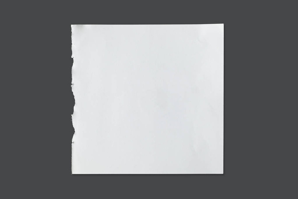 weißes Blatt Papier Textur für Hintergrund mit Clipping-Pfad - Bild - Foto, Bild