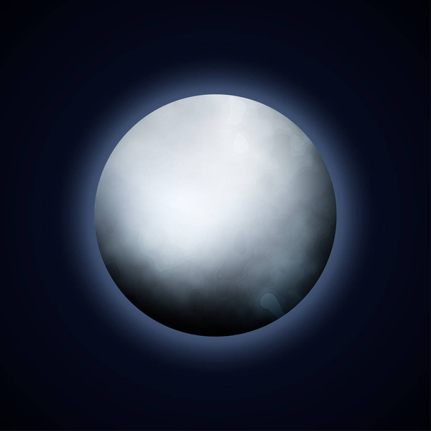 full moon web icon, Vector Illustration - Vettoriali, immagini