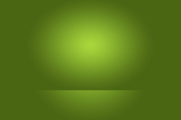 抽象的な光緑グラデーション スタジオ ルームをプレゼンテーションとしても使用します。 - 写真・画像