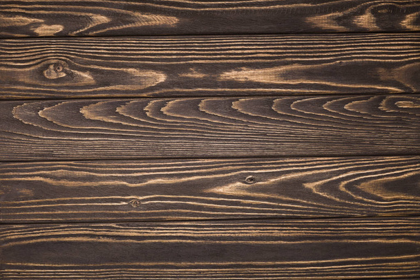 Wooden texture, natural brown wood pattern closeup - Photo, Image