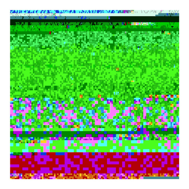 Γκλίτς έγχρωμο φόντο. Αποσύνθεση δεδομένων. Digital Pixel Θόρυβος Υφή. Αποτυχία σήματος τηλεόρασης. Σφάλμα οθόνης υπολογιστή. Αφηρημένη grunge - Φωτογραφία, εικόνα