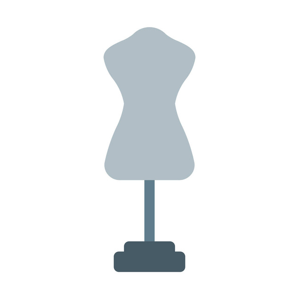 Retro Dressmaker Mannequin icon, simple vector illustration - Vektör, Görsel