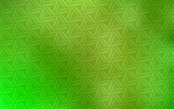 Verde claro, cubierta vectorial amarilla con estilo poligonal. Ilustración abstracta brillante con formas triangulares. Patrón para anuncios de empresas, folletos, folletos
 - Vector, imagen