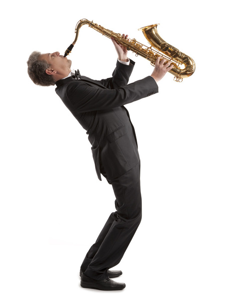 Saxophonist - Foto, afbeelding