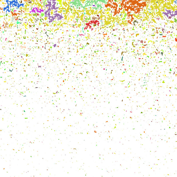 Gekleurde Confetti patroon geïsoleerd op witte achtergrond - Foto, afbeelding