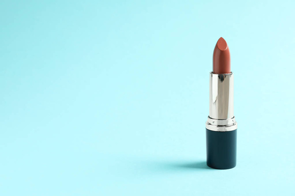Bright lipstick on color background. Space for text - Fotografie, Obrázek