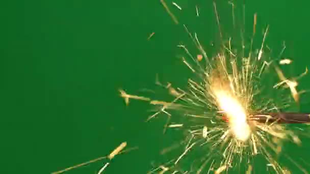 Спалювання бенгальського вогню на зеленому екрані
 - Кадри, відео