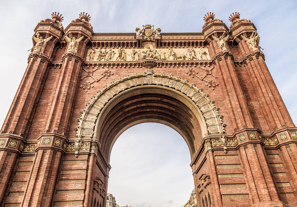 Arc de Triomf Barcelona Spain Europe. - Photo, Image