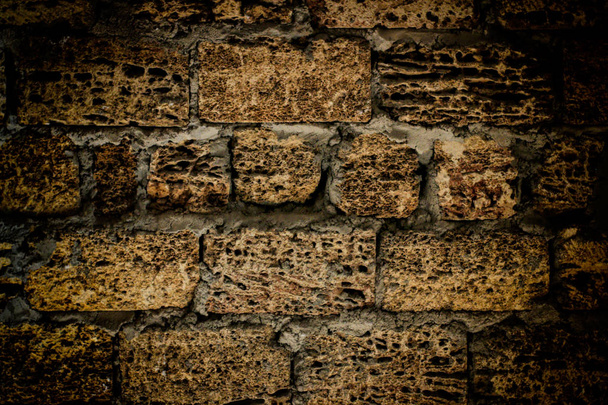 textura de piedra natural. fondo de piedra cáscara. muro de piedra con cemento
 - Foto, Imagen