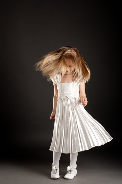 little beautiful girl dancing - Photo, Image