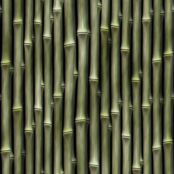 3D-Effekt nahtlose Hintergrund Tapete Bambus Fliesenmuster. - Foto, Bild