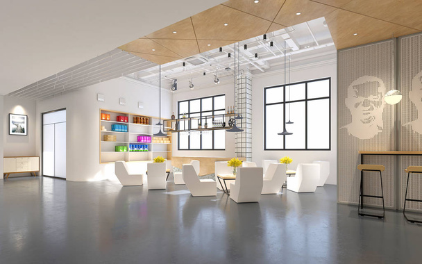 3d rendering modern office interior - Photo, Image